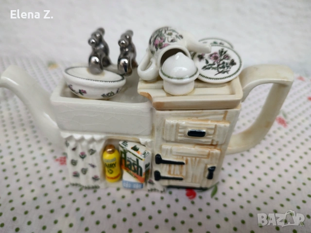 Малък колекционерски чайник мивка Cardew Portmeirion