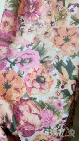 Макси рокля Amisu с цветочен принт, снимка 5 - Рокли - 54135873