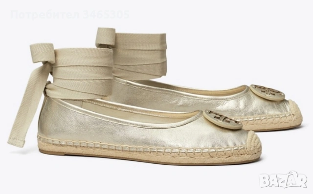 Tory Burch дамски еспадрили златни 37