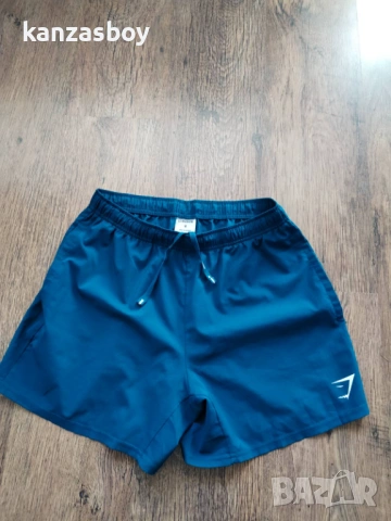 Gymshark Arrival 5" Shorts Petrol Blue - мъжки фитнес шорти М, снимка 6 - Спортни дрехи, екипи - 54919044