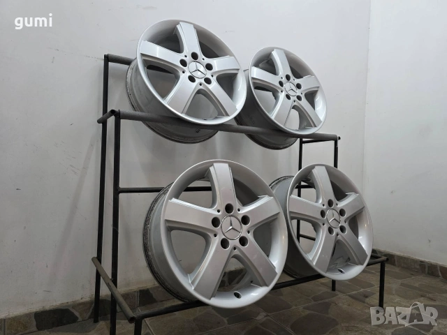 4бр 16ски джанти за MERCEDES 5х112мм A161480 , снимка 6 - Гуми и джанти - 55086708