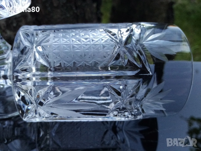 Кристални чаши за вино 5 бр. - Югославия !, снимка 7 - Чаши - 54443970
