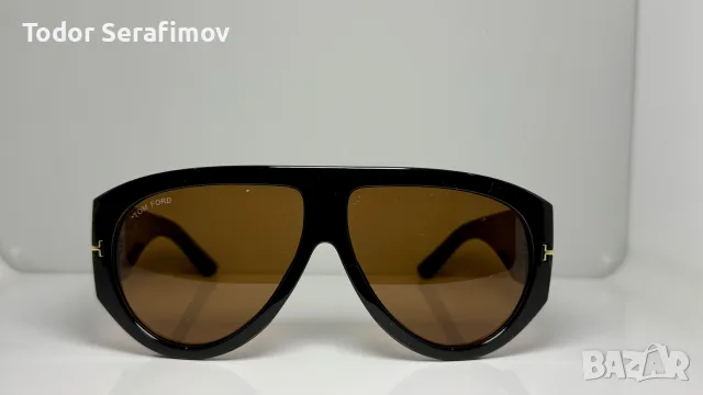 Слънчеви очила Tom Ford – Черна рамка / Кафяви стъкла