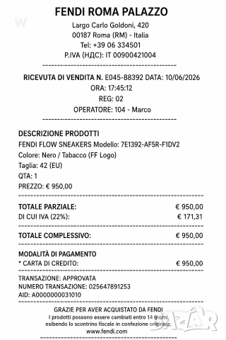 Fendi Flow , снимка 15 - Ежедневни обувки - 55001819