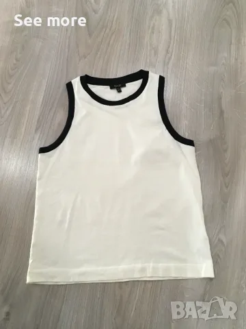 Massimo Dutti in *ringer* style дамски топ М, снимка 6 - Потници - 55667592