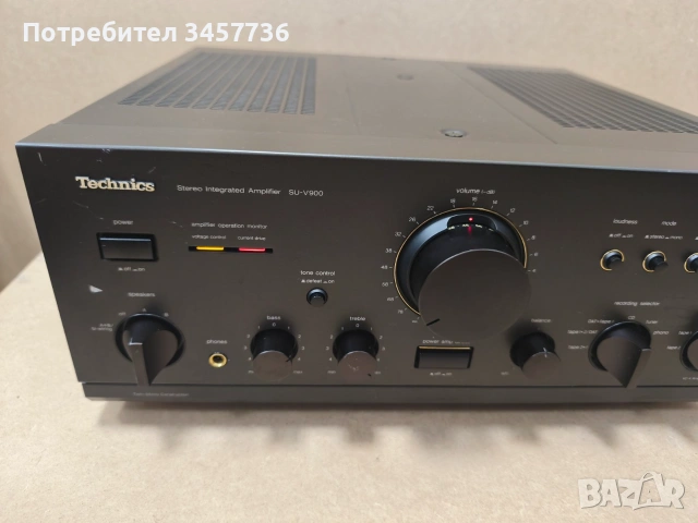 Стерео Усилвател Technics SU-V900 Made in Japan, снимка 5 - Ресийвъри, усилватели, смесителни пултове - 55048160