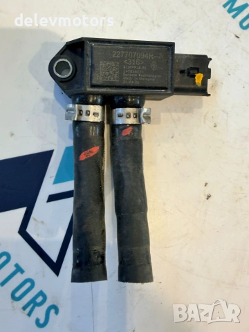 208741016R, 227707094R сензор за диференциално налягане от Renault Clio 5 1.0 SCe, двигател B4D419