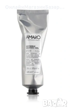 Прозрачен Гел За Бръснене Amaro/ Invisible Shaving Gel 125Ml
