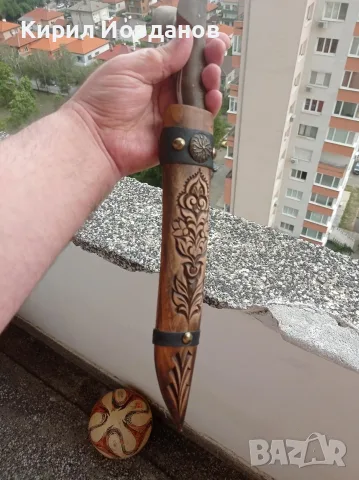 Красив овчарски нож, снимка 12 - Ножове - 55600216