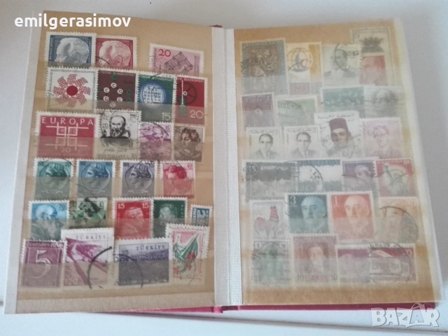 Два класьора с пощенски марки., снимка 3 - Филателия - 55508851