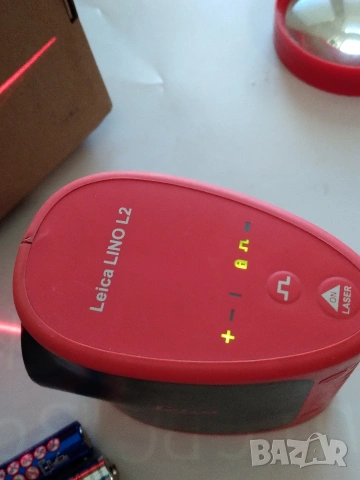 Линеен лазерен нивелир Leica Lino L2 , снимка 6 - Други инструменти - 54319939