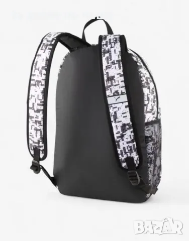 PUMA Phase All Over Printed Backpack White/Black Унисекс Раница Код P2840, снимка 2 - Раници - 55329103