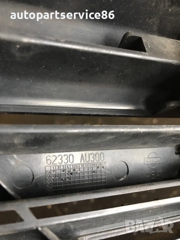 Решетка на предната лява част на бронята за Nissan Primera P12 1.8 (2004) 62330Au300, снимка 2 - Части - 54364594
