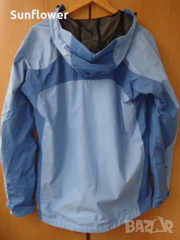 Дамско синьо яке с качулка Haglofs Windstopper, размер UK14 EU40 - L  , снимка 11 - Якета - 54584149