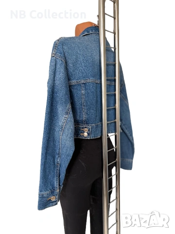 Bershka дамски къс топ дънково яке и клин Energetics DRYPLUS, снимка 6 - Корсети, бюстиета, топове - 43330413