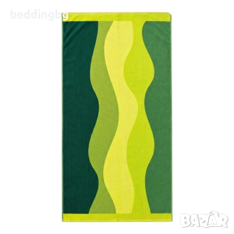 Плажна хавлия DILIOS Bali Green, 100% Памук, 90х170 см, снимка 3 - Хавлиени кърпи - 54420728