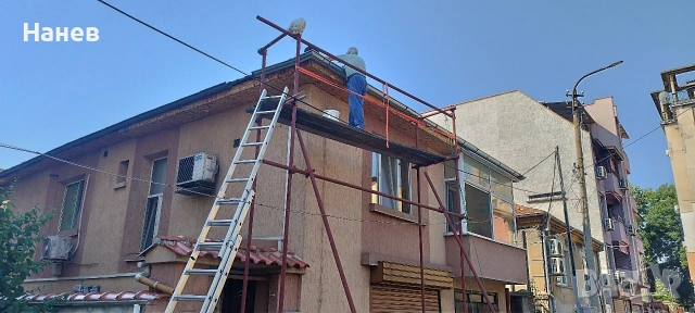 Метално подвижно тръбно скеле от стоманени тръби - две секции за работа на височина до 600 см, снимка 8 - Други инструменти - 54648774