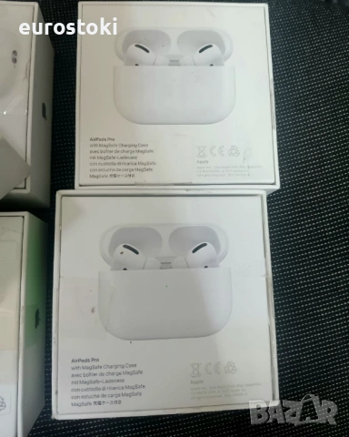 ЛОТ ОТ 5 БРОЯ безжични слушалки Apple AirPods Pro, ОРИГИНАЛЕН продукт Apple, всички с леки следи , снимка 3 - Bluetooth слушалки - 54495042