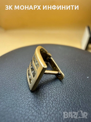 Златна обеца /585/ обецата е само една, снимка 3 - Обеци - 54360062