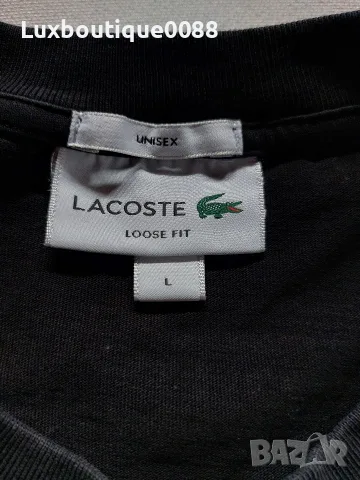 Мъжка тениска Lacoste L, снимка 4 - Тениски - 55603493