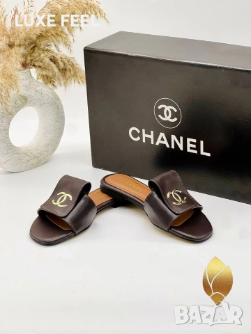 Tory Burch⚜️MIU MIU ⚜️ HERMES ⚜️ CHANEL⚜️Дамски Чехли , снимка 9 - Чехли - 54729256