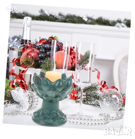 Свещник Лотос, снимка 3 - Други стоки за дома - 54005454