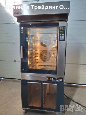Употребяван конвектомат MIWE FBC 10.0604 с втасвало, снимка 2 - Други машини и части - 53958002