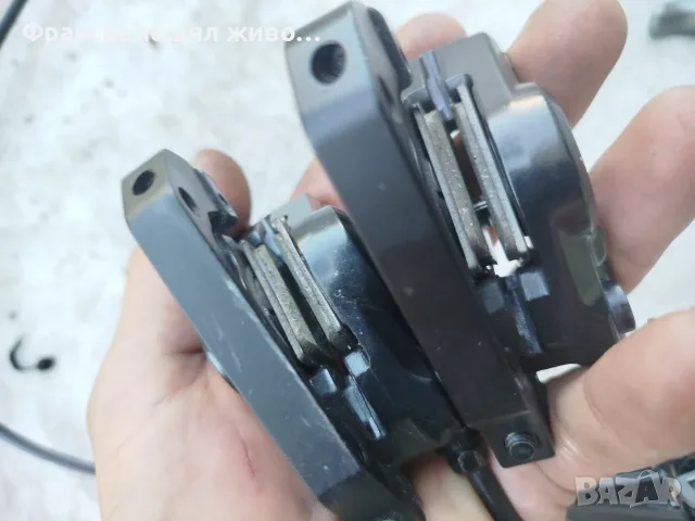 Хидравлични спирачки за велосипед колело Shimano deore bl m 595 свалени от 29 цола, задна за вгражда, снимка 5 - Части за велосипеди - 55464582