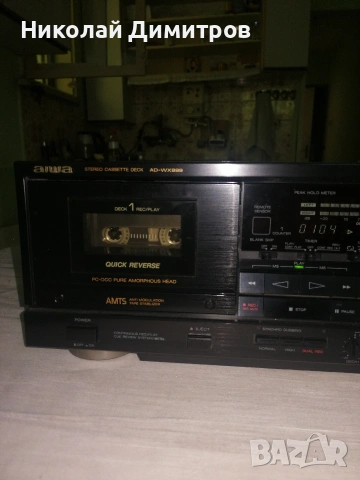 AIWA AD-WX999 Топ модел, като нов с дистанционно. , снимка 2 - Декове - 54994653