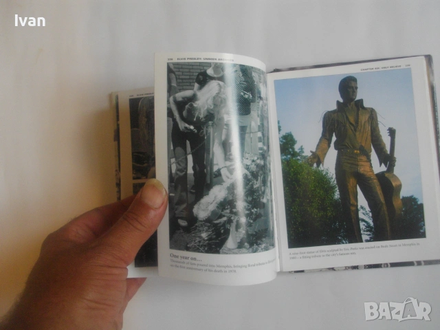 ЕЛВИС ПРЕСЛИ НЕВИЖДАНИ АРХИВИ КНИГА ОТ МАРИ КЛЕЙТЪН ОРИГИНАЛ ELVIS PRESLEY UNSEEN ARCHIVES , снимка 14 - Чуждоезична литература - 54989463