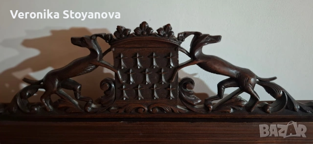 Старинно огледало, снимка 6 - Антикварни и старинни предмети - 54071796