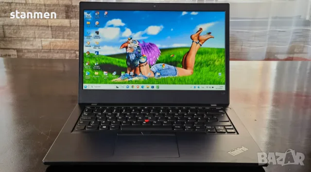 Продавам Гаранционнен Lenovo ThinkPad L14/мат14"сKам/8x2.5ghzThr/nVme256gb/8gb/AmdRadeon/6чБат, снимка 2 - Лаптопи за работа - 55311453