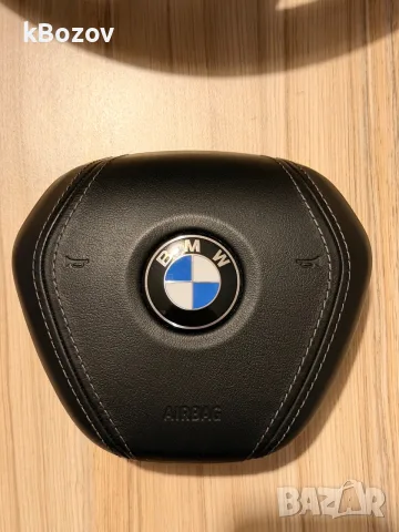 Оригинален волан от Bmw G30 530d 2018 с вибрация., снимка 2 - Части - 55567009