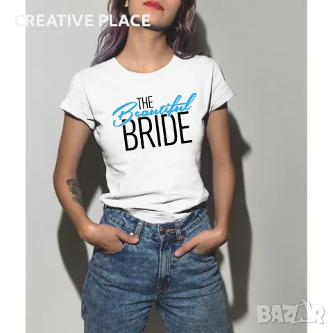 Дамска тениска с щампа - The Bride, снимка 2 - Тениски - 55596176