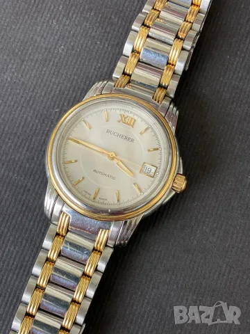 Bucherer Archimedes Automatic 2824 507 gold and steel, снимка 3 - Мъжки - 55340751