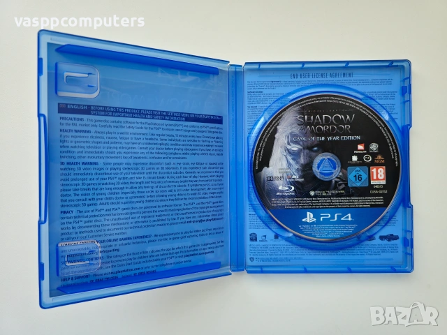 Middle-Earth: Shadow of Mordor - GOTY PS4, снимка 2 - Игри за PlayStation - 55122914