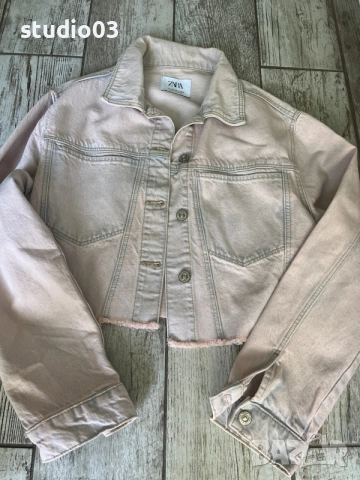 Деним яке и анорак момиче ZARA 164 см, снимка 4 - Детски якета и елеци - 55474640