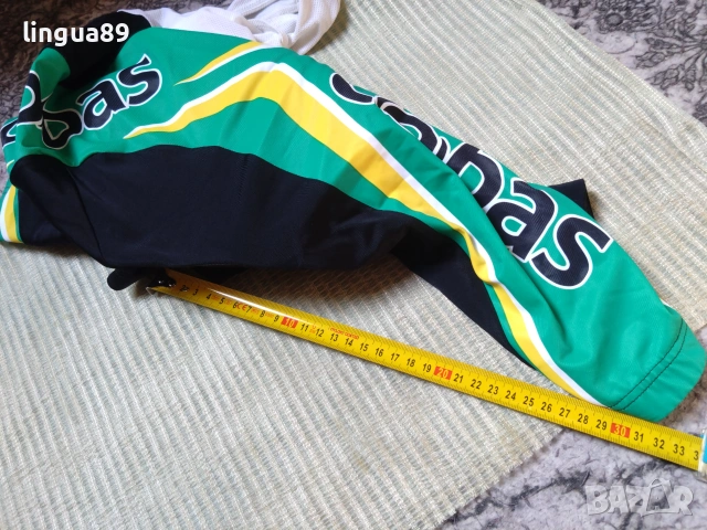 Вело клин с презрамки Bonfanti Cobas Team Bib Shorts , снимка 9 - Спортни дрехи, екипи - 55153881