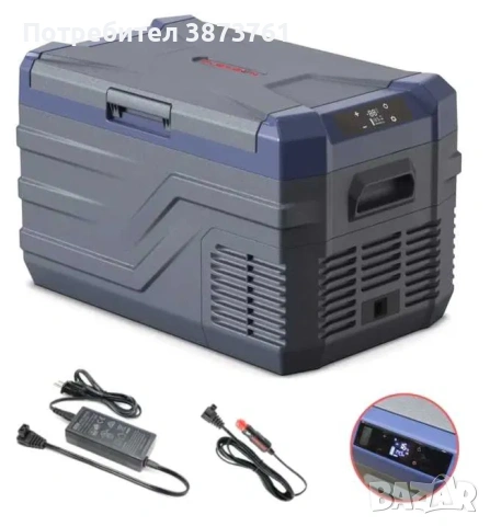 Преносим хладилник фризер кутия с компресор 12V/24V 100/220V 30 литра