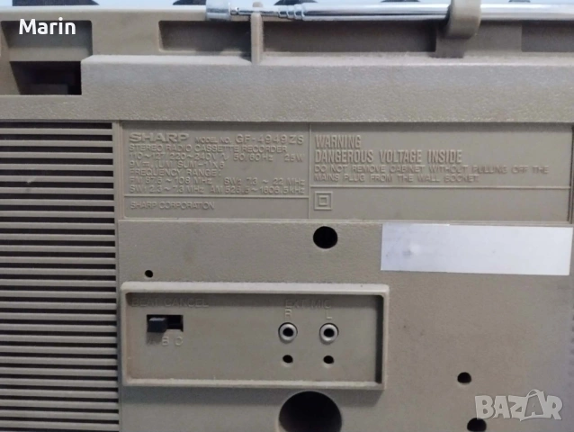 sharp gf-4949 , снимка 4 - Радиокасетофони, транзистори - 53993436