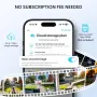 ieGeek Bell J9 Безжичен видео звънец с камера 2K 3MP, Wi-Fi, двупосочно аудио, PIR детекция, снимка 6