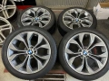 Джанти 19 цола 5x120 BMW F25 X3 F26 X4 Спорт Пакет с Гуми 245/45/19 и 275/40/19 Pirelli Original , снимка 6