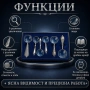Комплект сребристи ретро ръчни лупи 6 броя с увеличения 4X до 10X за четене и подарък, снимка 6