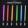Детска играчка цветен светлинен лазерен меч Star Wars със звук, снимка 7