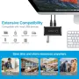 GeekerChip USB 3.0 Switch 2 към 4, KVM USB суич за 2 компютъра, 5Gbps, с 2 USB кабела, снимка 6