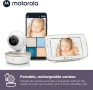Смарт бебефон с 5" екран Motorola Nursery VM855 – Комплект (За части/Ремонт)  , снимка 3