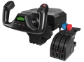 Контроли за авио-симулатор Logitech - G Flight Yoke System, черен (PC) & Logitech G PRO Flight Rudde, снимка 2