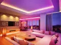 Лента с RGB LED диоди и дистанционно управление 5 метра, снимка 1