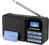 Преносимо DAB радио Gallypek, DAB Plus FM радио с Bluetooth 5.0 и 80 предварително зададени станции, снимка 1