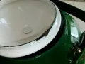 Стар голям  емайлиран чайник Югославия, снимка 3